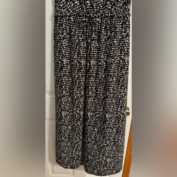 New Directions Maxi Women’s White/Cream & Black Dress ~ Size 1X - Picture 4 of 8